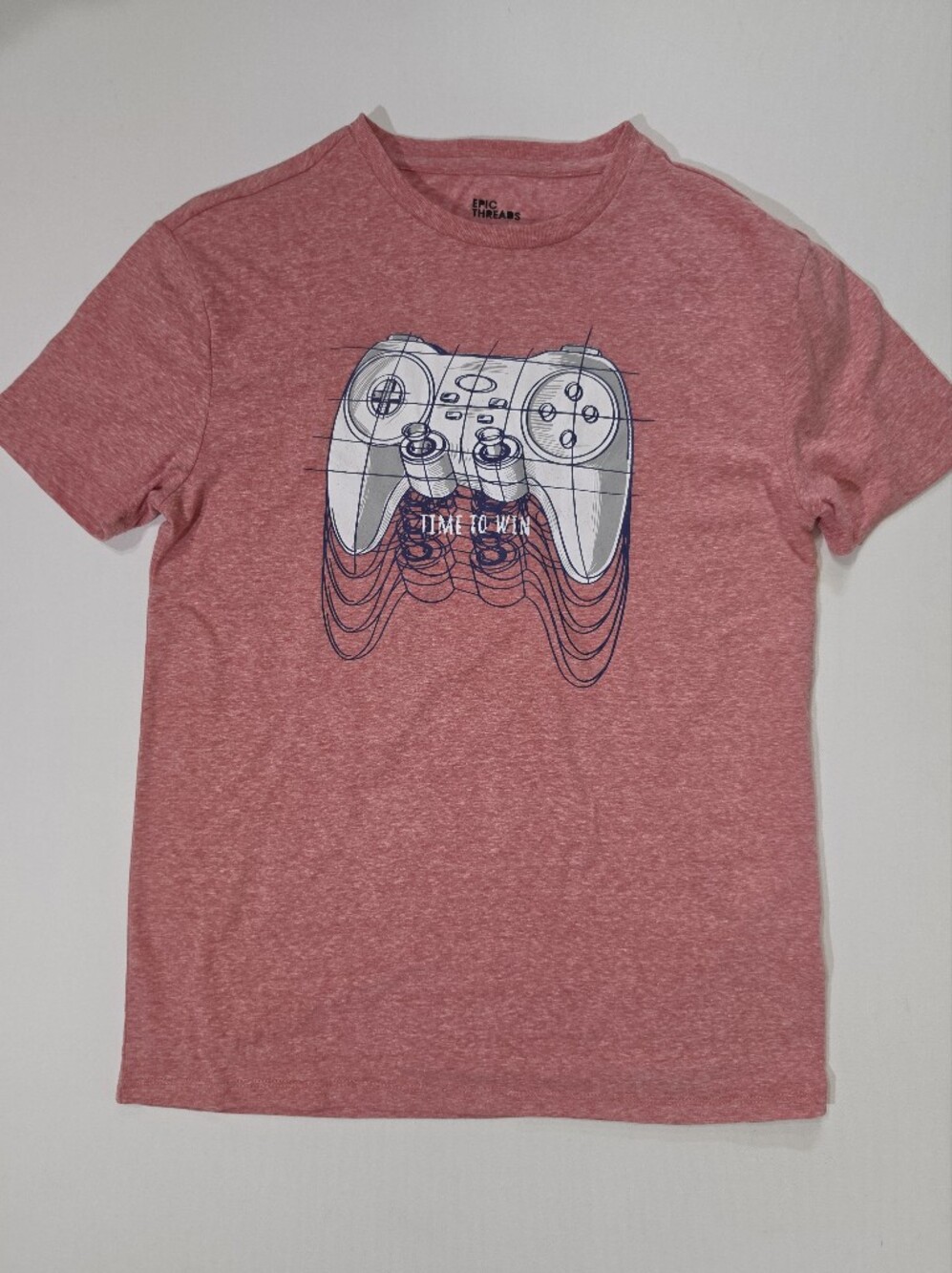 Epic Threads T-shirt Mens XL Red White Gaming Controller‎ Graphic Tee